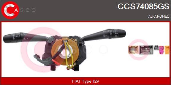 Casco CCS74085GS - Commutateur de colonne de direction droxauto.com