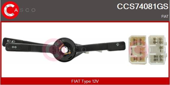 Casco CCS74081GS - Commutateur de colonne de direction droxauto.com