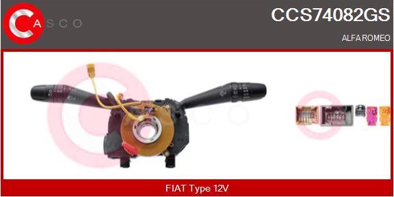 Casco CCS74082GS - Commutateur de colonne de direction droxauto.com