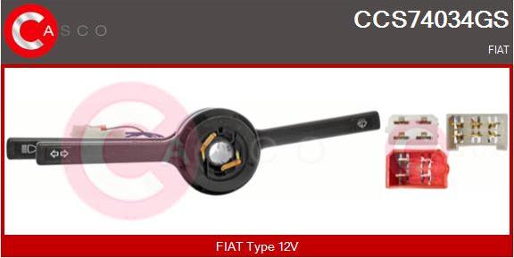 Casco CCS74034GS - Commutateur de colonne de direction droxauto.com