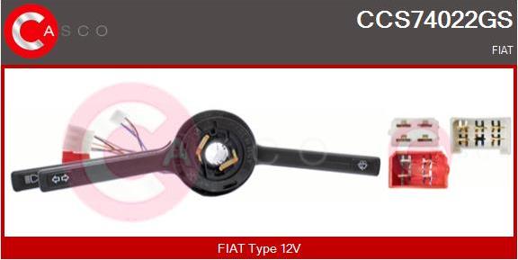 Casco CCS74022GS - Commutateur de colonne de direction droxauto.com