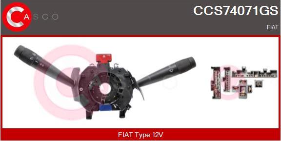 Casco CCS74071GS - Commutateur de colonne de direction droxauto.com