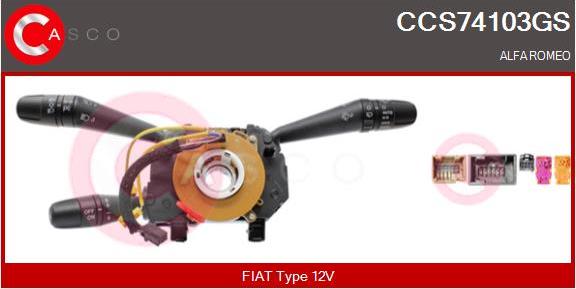 Casco CCS74103GS - Commutateur de colonne de direction droxauto.com