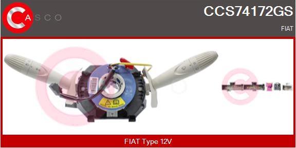 Casco CCS74172GS - Commutateur de colonne de direction droxauto.com