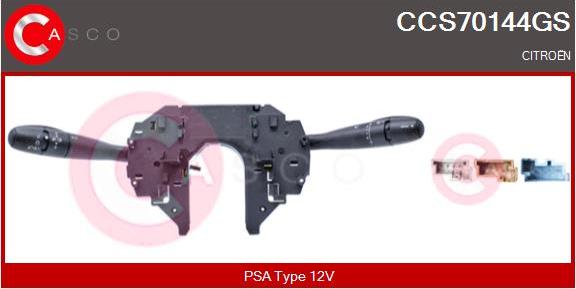 Casco CCS70144GS - Commutateur de colonne de direction droxauto.com