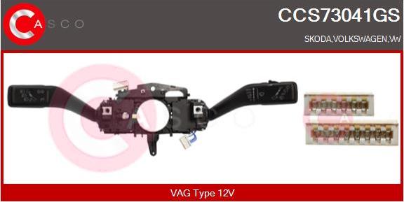 Casco CCS73041GS - Commutateur de colonne de direction droxauto.com