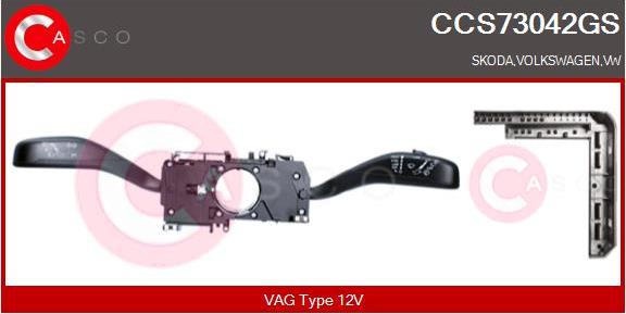 Casco CCS73042GS - Commutateur de colonne de direction droxauto.com