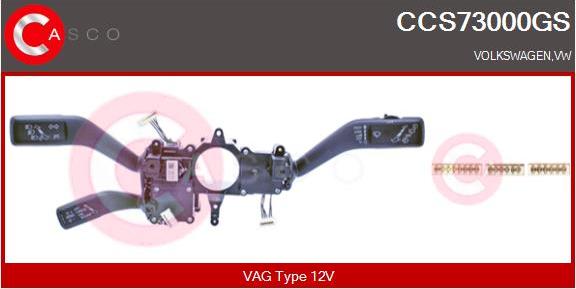 Casco CCS73000GS - Commutateur de colonne de direction droxauto.com