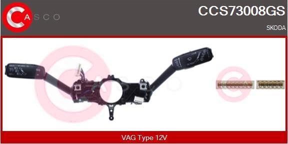 Casco CCS73008GS - Commutateur de colonne de direction droxauto.com