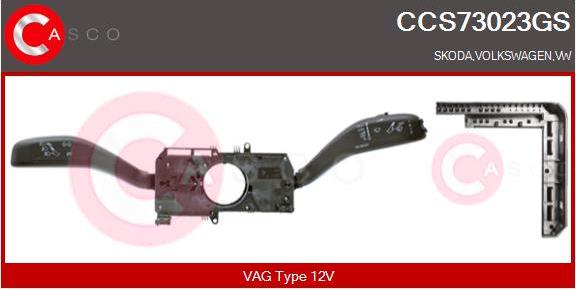 Casco CCS73023GS - Commutateur de colonne de direction droxauto.com