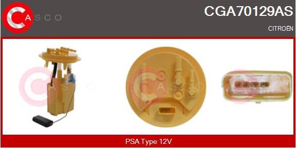 Casco CGA70129AS - Capteur, niveau de carburant droxauto.com