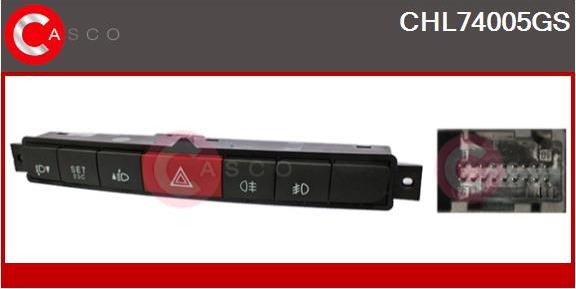 Casco CHL74005GS - Interrupteur de signal de détresse droxauto.com