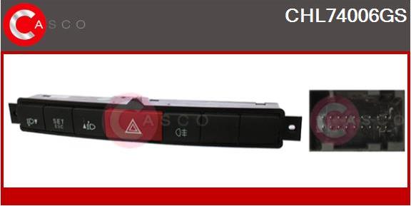 Casco CHL74006GS - Interrupteur de signal de détresse droxauto.com