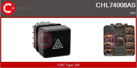 Casco CHL74008AS - Interrupteur de signal de détresse droxauto.com