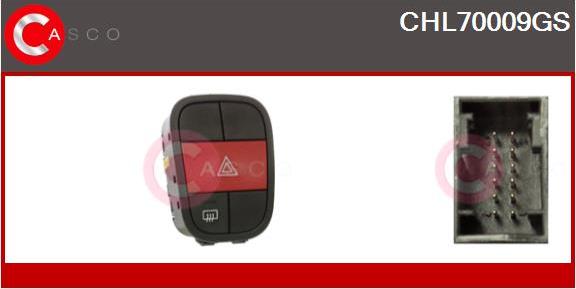 Casco CHL70009GS - Interrupteur de signal de détresse droxauto.com
