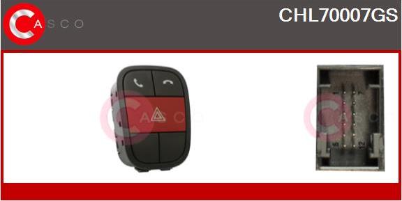 Casco CHL70007GS - Interrupteur de signal de détresse droxauto.com