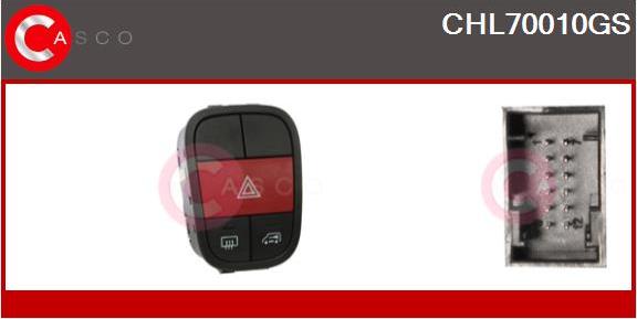 Casco CHL70010GS - Interrupteur de signal de détresse droxauto.com