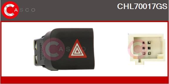 Casco CHL70017GS - Interrupteur de signal de détresse droxauto.com