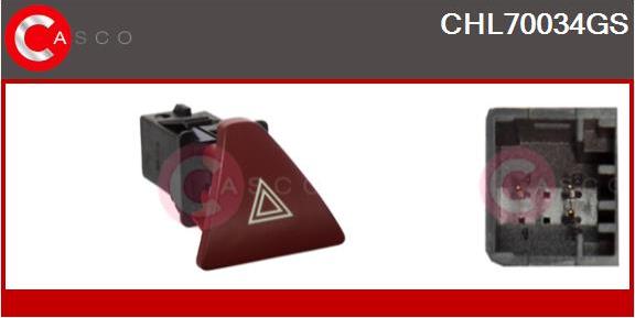 Casco CHL70034GS - Interrupteur de signal de détresse droxauto.com