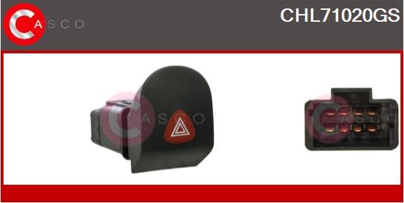 Casco CHL71020GS - Interrupteur de signal de détresse droxauto.com