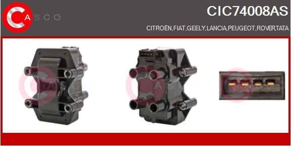Casco CIC74008AS - Bobine d'allumage droxauto.com