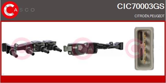 Casco CIC70003GS - Bobine d'allumage droxauto.com