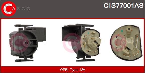 Casco CIS77001AS - Interrupteur d'allumage / de démarreur droxauto.com