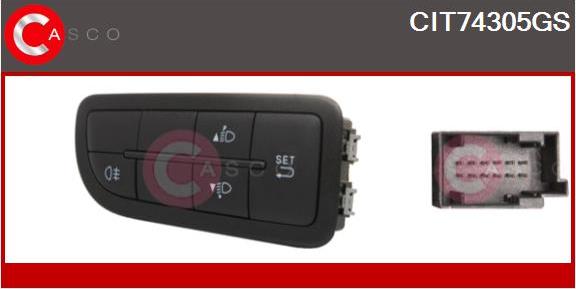 Casco CIT74305GS - Correcteur, portée lumineuse droxauto.com