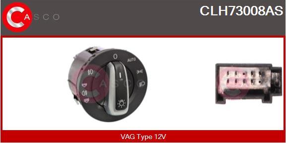 Casco CLH73008AS - Interrupteur, lumière principale droxauto.com