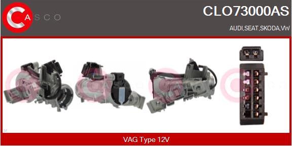 Casco CLO73000AS - Interrupteur d'allumage / de démarreur droxauto.com