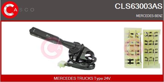 Casco CLS63003AS - Commutateur de colonne de direction droxauto.com