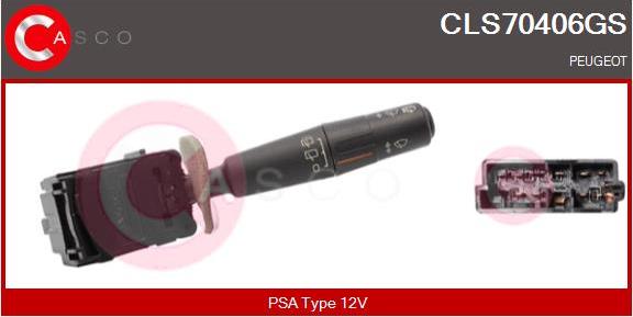 Casco CLS70406GS - Commutateur de colonne de direction droxauto.com