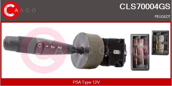 Casco CLS70004GS - Commutateur de colonne de direction droxauto.com