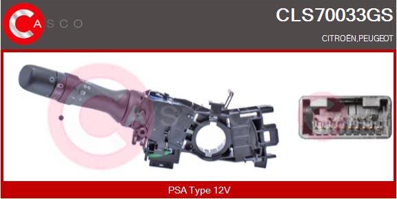 Casco CLS70033GS - Commutateur de colonne de direction droxauto.com