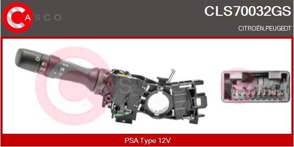 Casco CLS70032GS - Commutateur de colonne de direction droxauto.com