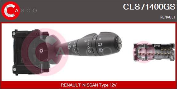 Casco CLS71400GS - Commutateur de colonne de direction droxauto.com