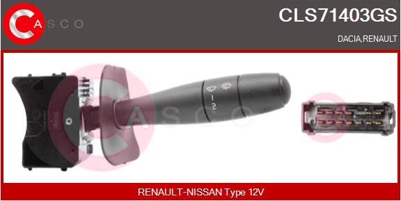 Casco CLS71403GS - Commutateur de colonne de direction droxauto.com