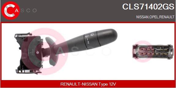 Casco CLS71402GS - Commutateur de colonne de direction droxauto.com