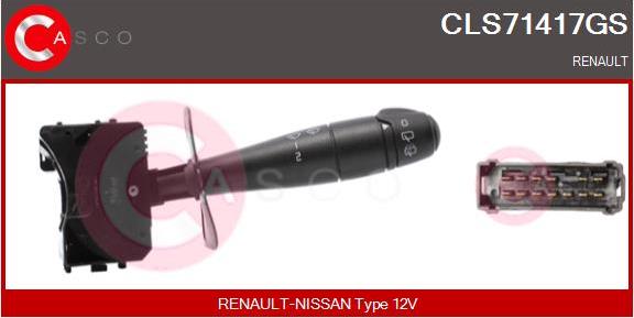 Casco CLS71417GS - Commutateur de colonne de direction droxauto.com