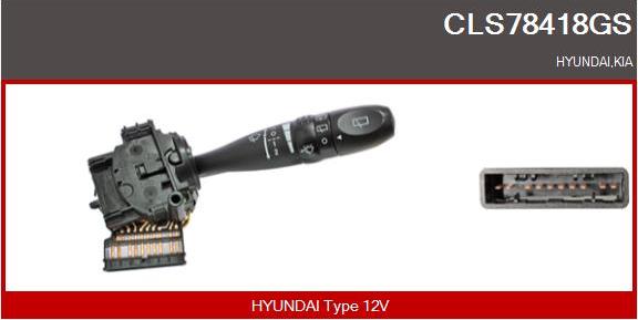 Casco CLS78418GS - Commutateur de colonne de direction droxauto.com