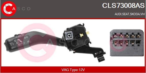 Casco CLS73008AS - Commutateur de colonne de direction droxauto.com