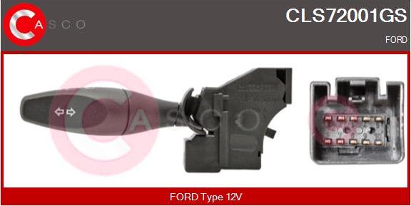 Casco CLS72001GS - Commutateur de colonne de direction droxauto.com