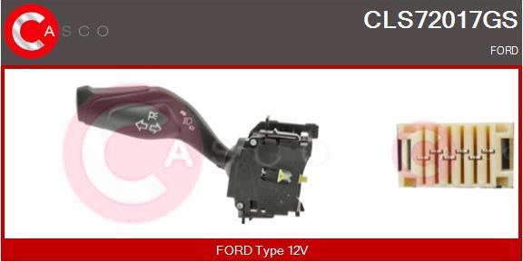 Casco CLS72017GS - Commutateur de colonne de direction droxauto.com