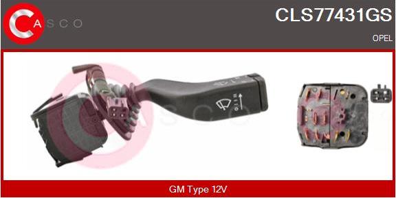 Casco CLS77431GS - Commutateur de colonne de direction droxauto.com