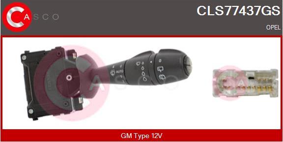 Casco CLS77437GS - Commutateur de colonne de direction droxauto.com