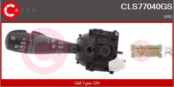 Casco CLS77040GS - Commutateur de colonne de direction droxauto.com