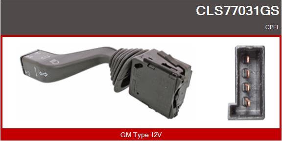 Casco CLS77031GS - Commutateur de colonne de direction droxauto.com