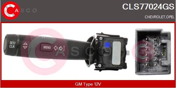 Casco CLS77024GS - Commutateur de colonne de direction droxauto.com