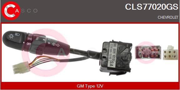 Casco CLS77020GS - Commutateur de colonne de direction droxauto.com