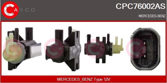 Casco CPC76002AS - Transmetteur de pression, contrôle des gaz d'échappement droxauto.com